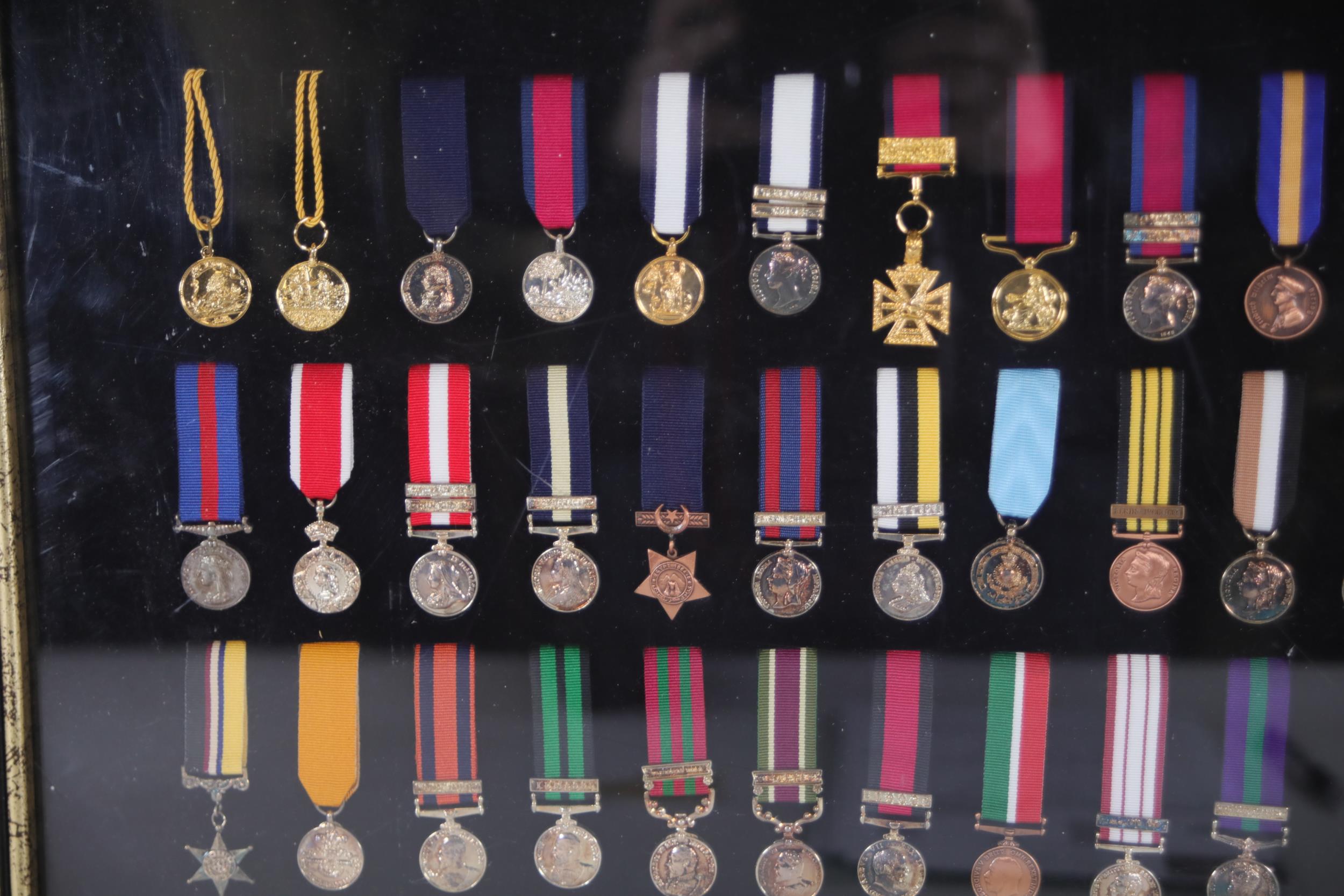 Collection of Framed British Medals - Image 5 of 8