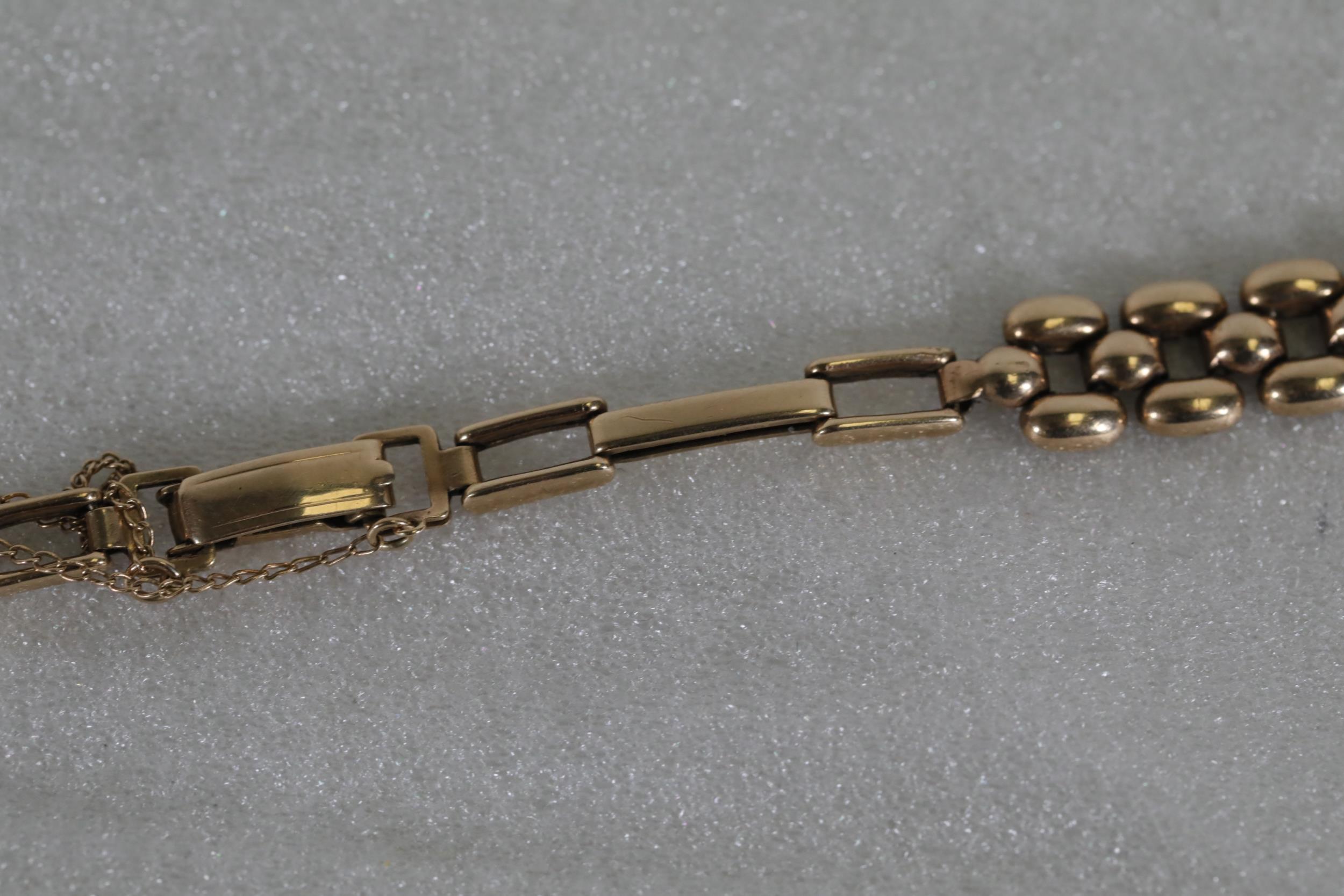 9ct Gold Bracelet Weight 9 Grams - Image 6 of 9
