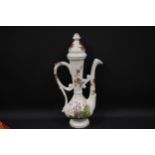 Antique Porcelain Ewer with Chinese Writing