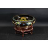 Chinese Cloisonné Bowl 20th Century