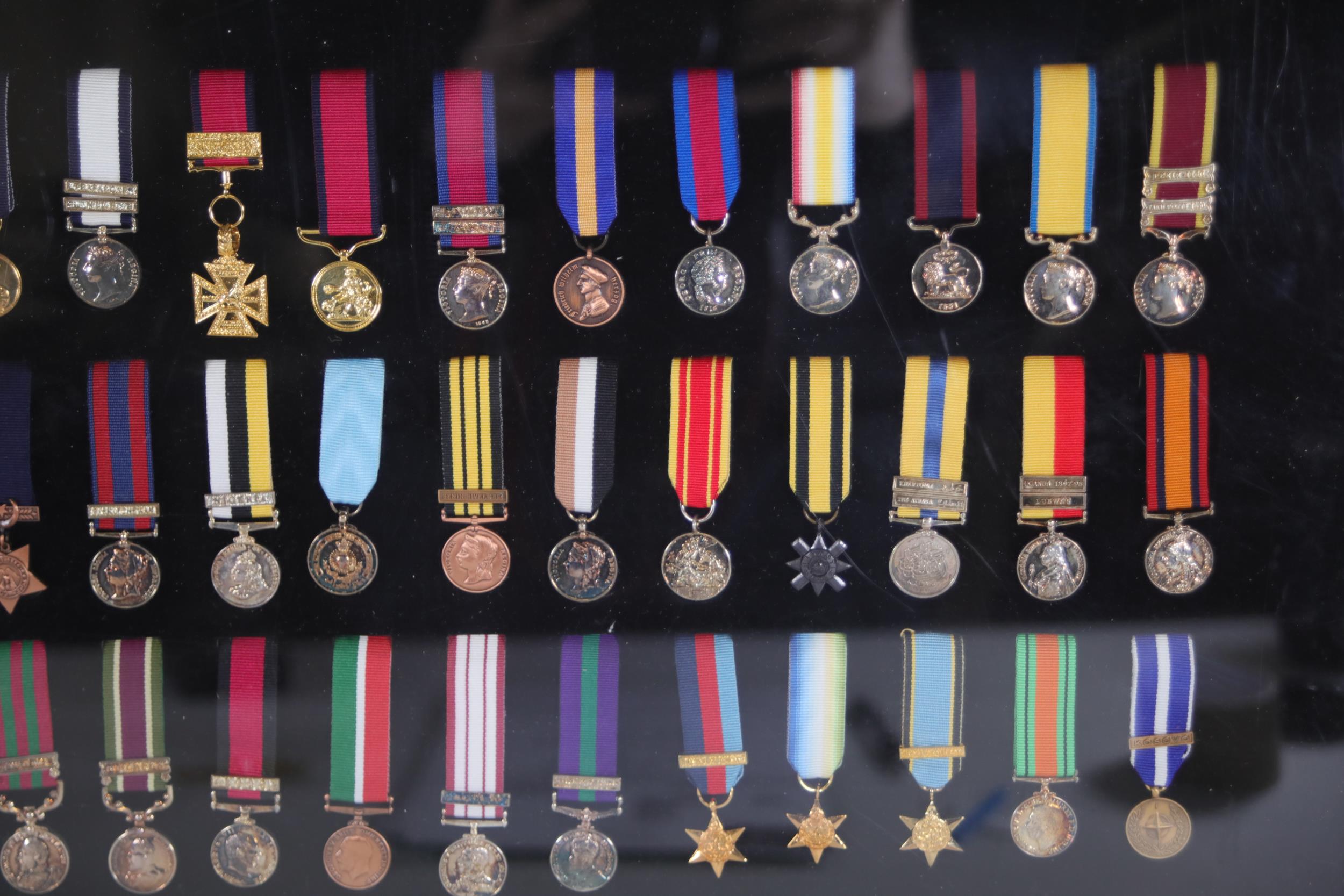 Collection of Framed British Medals - Image 4 of 8