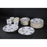 Royal Worcester 1876 Japanese Aesthetic Plates Cups China