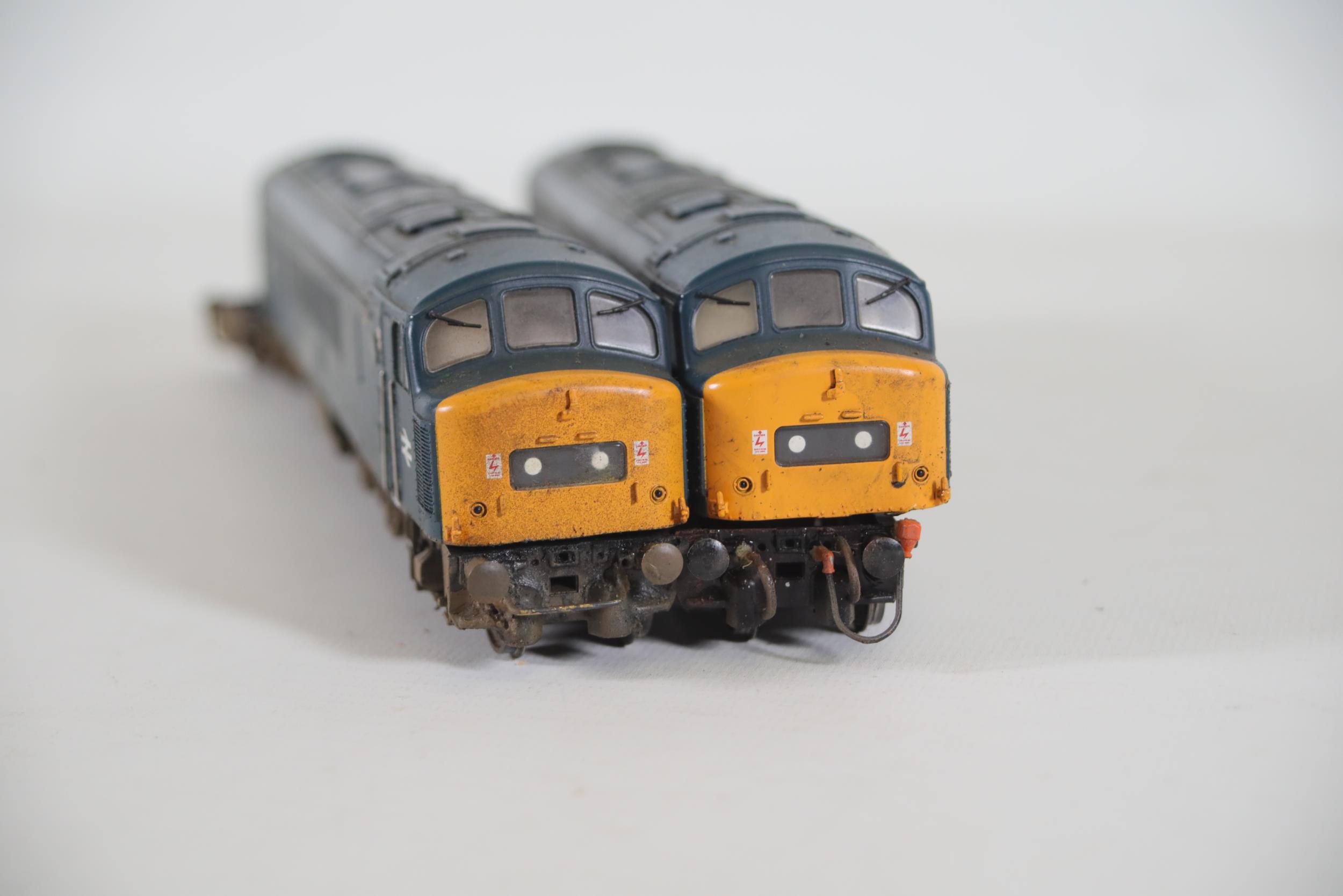 2 Bachmann OO Gauge Locomotives Class 46 BR Blue 46027 and 46053 - Image 5 of 8