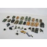 Various Plastic Tanks and Military Vehicles