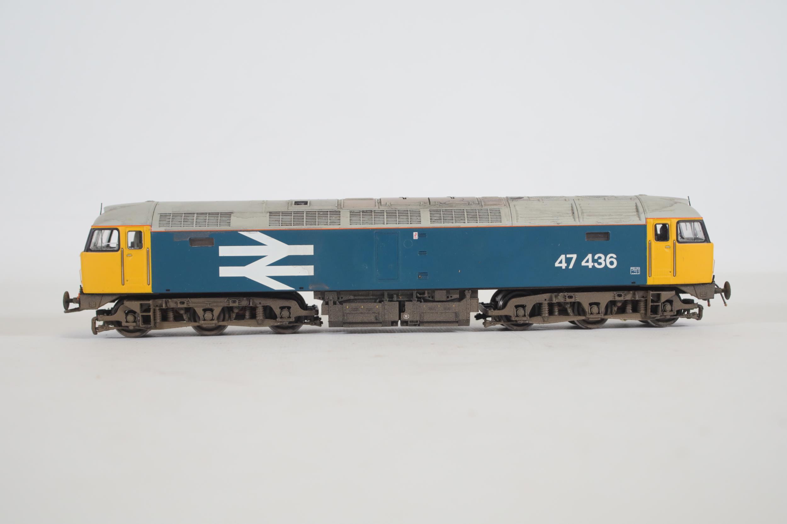 Bachmann Class 47 47436 Br Blue Large Logo Locomotive - Image 3 of 8