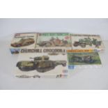 5x Scale Model Kits Army vehicles 1 35 Scale models