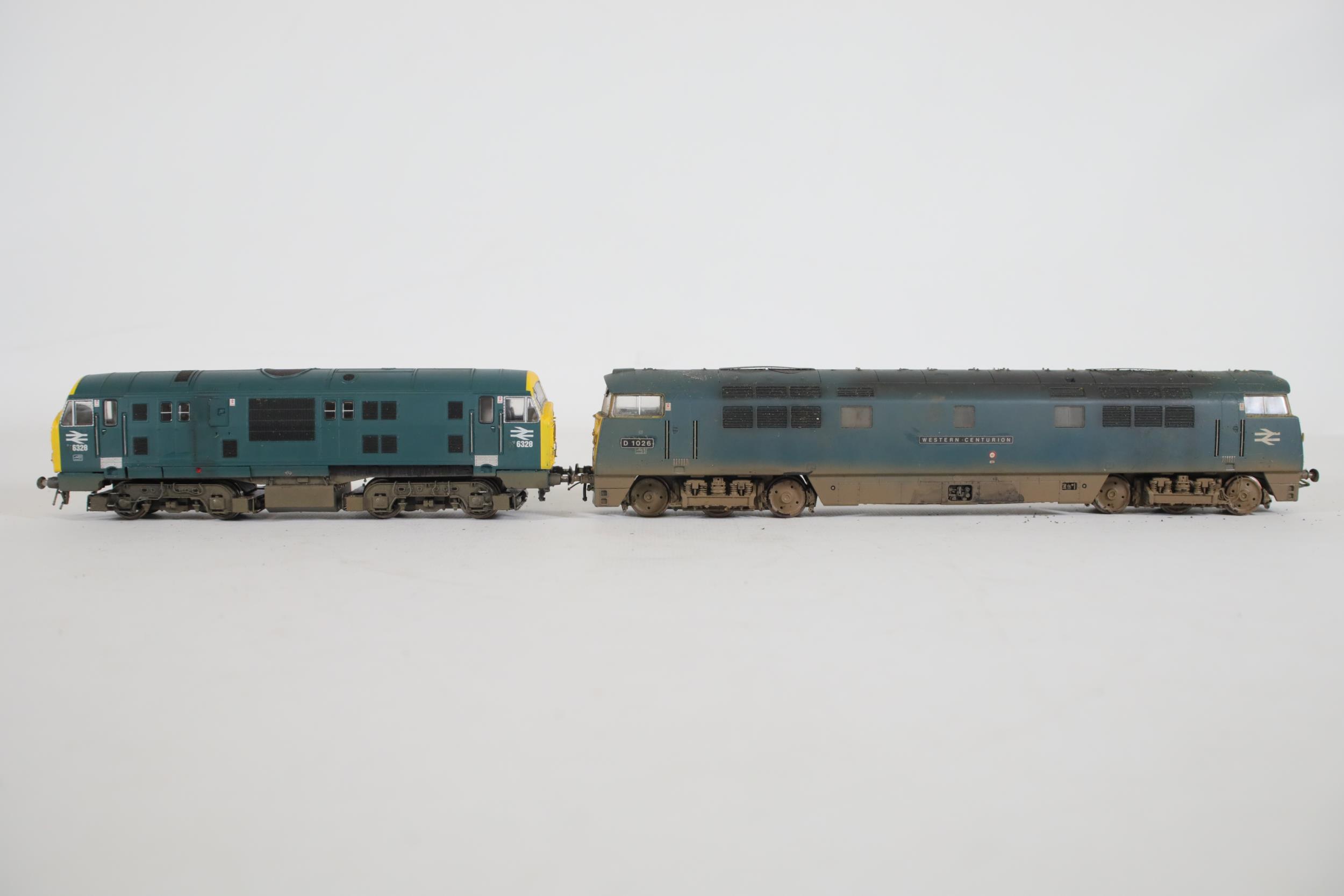 2 Green Locomotives by Dapol Western Centurion - Image 6 of 8