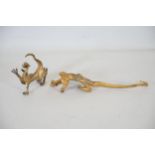 Pair of Interesting Brass Chinese dragons