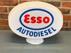 Plastic Esso Autodiesel Petrol Globe