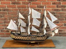 Scratch Built Wooden Model of HMS Victory