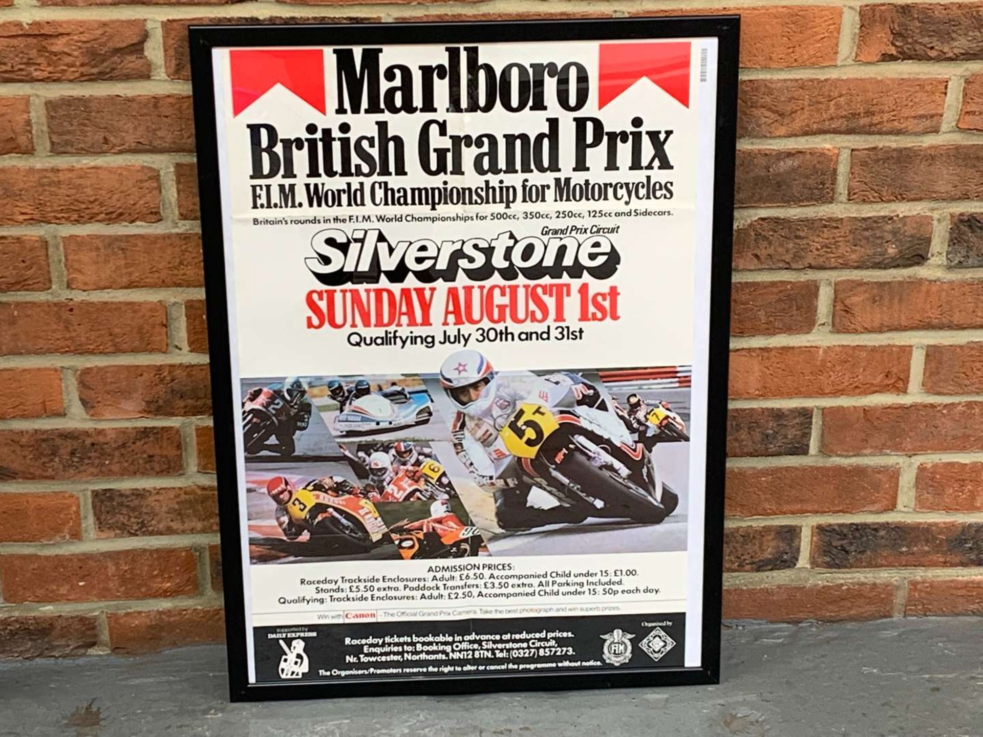 Two Framed Marlboro Silverstone Posters - Image 3 of 3