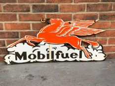 Enamel Mobilfuel Sign