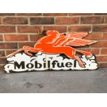 Enamel Mobilfuel Sign