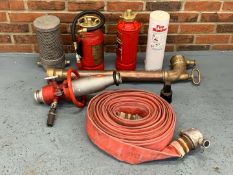 Mixed Lot of Vintage Fire Engine Equipment and Attachments&nbsp;