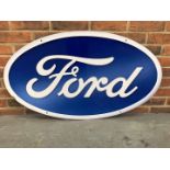 Metal Ford Oval Sign