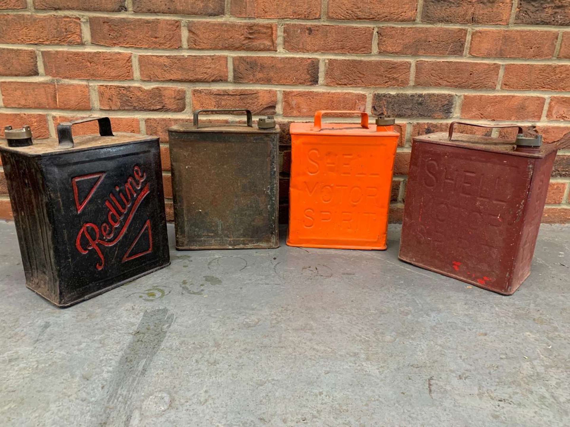 Four Vintage Two Gallon Fuel Cans&nbsp; - Image 4 of 4