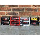 Eight Boxed Ferrari Models