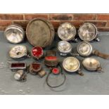 Quantity of Vintage Car Spot Lights, Lucas Etc