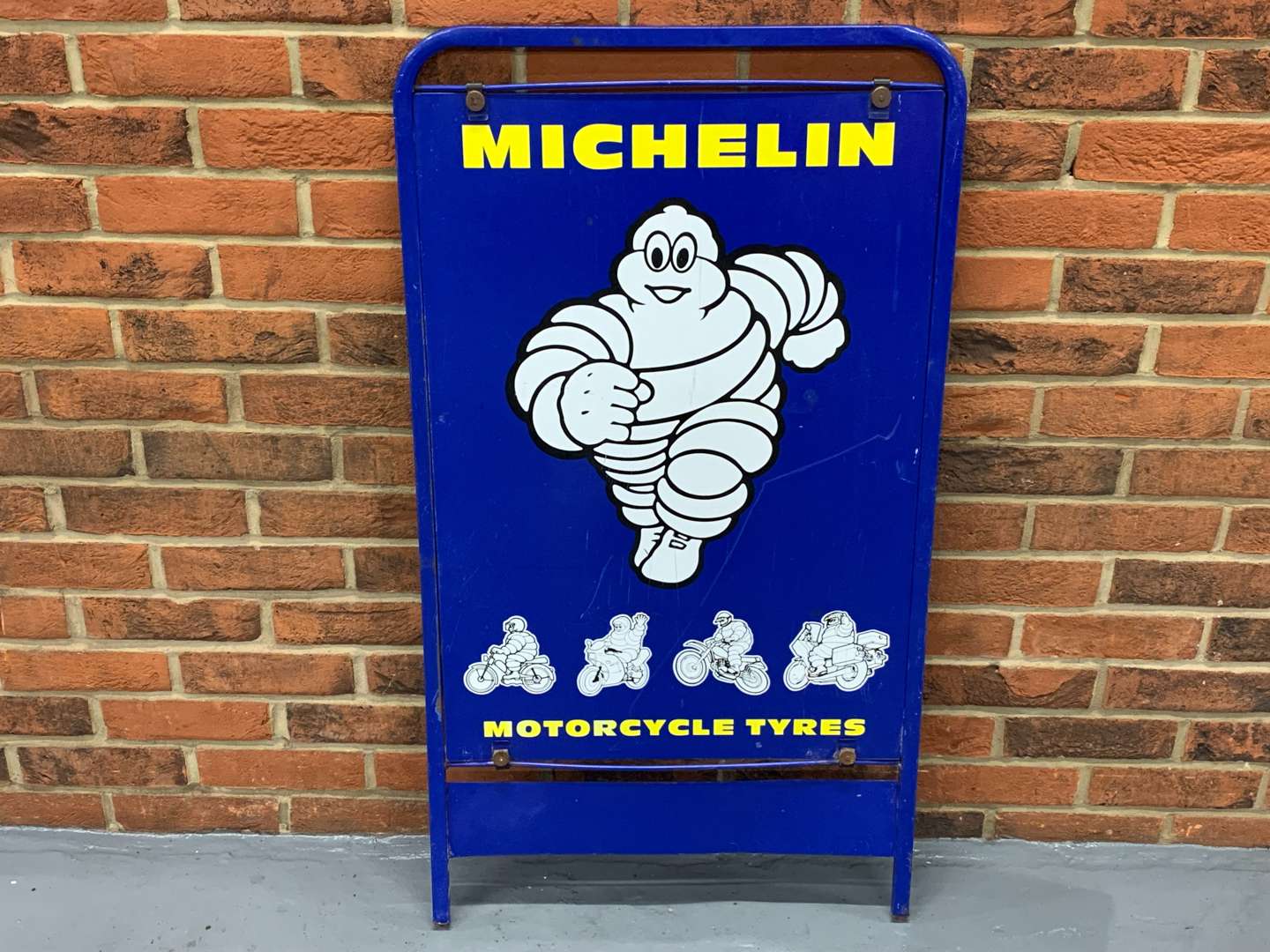 Metal Framed Michelin Motorcycle Tyres Sign - Image 2 of 2