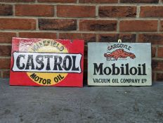 Castrol and Mobiloil Prints on Board