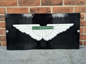 Painted Wooden Aston Martin Sign