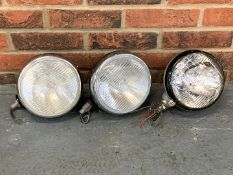 Three Classic Car Spot Lamps