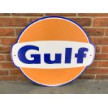 Metal Gulf Sign