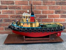 Scratch Built Remote Controlled “Wyeforce” Tug Boat