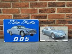 Two Aston Martin Signs on Board