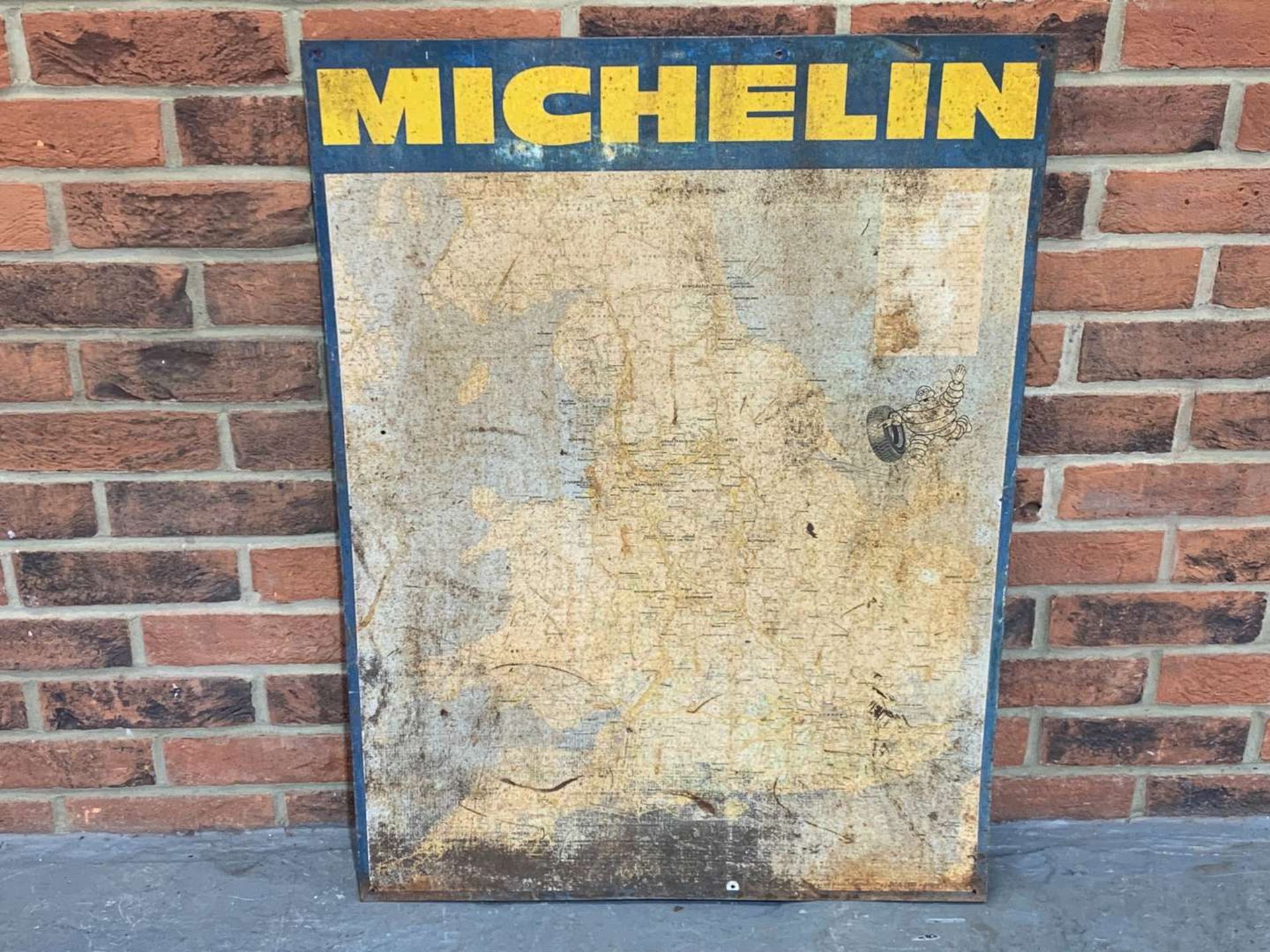 Tin Michelin Map Sign and One Other (2) - Image 2 of 4