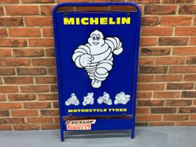 Metal Framed Michelin Motorcycle Tyres Sign