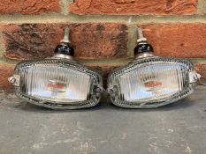 Pair of Lucas Oval Reverse Lamps