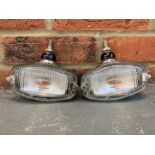 Pair of Lucas Oval Reverse Lamps