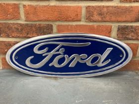 Cast Aluminium Oval Ford Sign