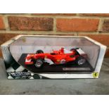 Boxed Hotwheels Ferrari 248 F1 Michael Schumacher Car
