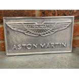 Cast Aluminium Aston Martin Sign