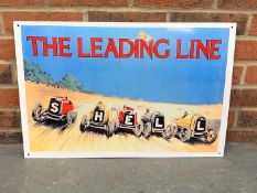 Metal Shell “The Leading Line” Sign