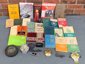 Mixed Lot of Handbooks and AA Badges Etc