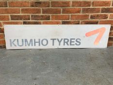 Aluminium KUMHO Tyre's Sign