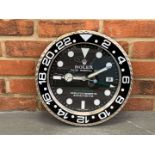 Modern Metal Rolex GMT Master II Wall Clock
