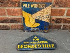 Two Tin French Signs&nbsp;