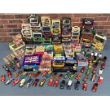 Large Collection of Boxed and Unboxed Die Cast Cars