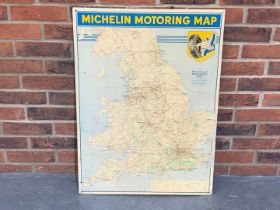 Tin Michelin Motoring Map Sign