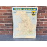 Tin Michelin Motoring Map Sign