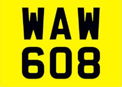 &nbsp;WAW 608 Registration number
