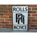 Painted Wooden Rolls Royce Sign