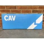 Metal CAV Sign