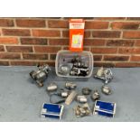 Box of Land Rover Parts, Carbs, Fuels Pump Etc