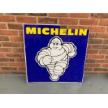 Aluminium Michelin Running Man Sign a/f