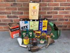 Mixed Lot of Oil Cans and Pourers